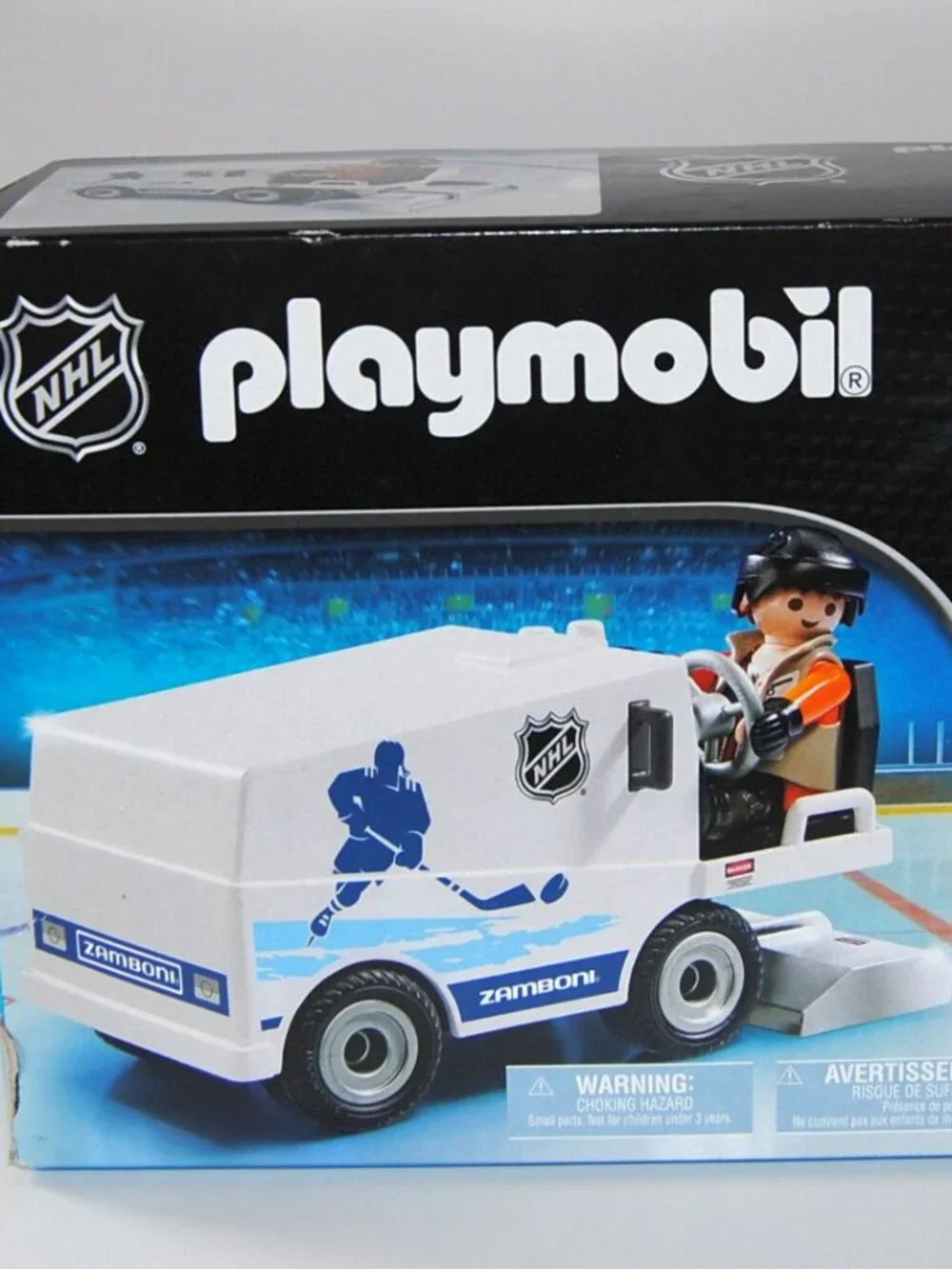 Playmobil 9213 NHL Zamboni Machine Ice Hockey Playset 23 Pieces NEW